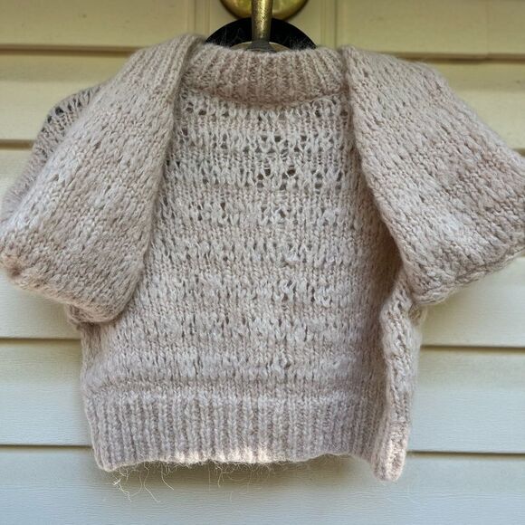 Wilfred cream knitted long-sleeved cropped sweater, round neck, great shape, XXS - Picture 8 of 8
